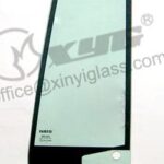 LH FRONT VENT GLASS GREEN (3 HOLES)